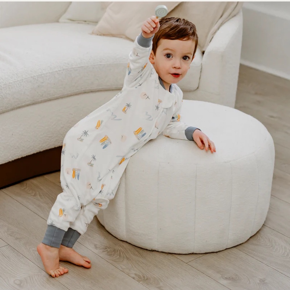 NEST DESIGNS Avocado Bamboo Long Sleeve Footed Sleep Bag | 1.0 TOG - 3T / 4T